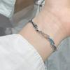 Elegant  Flowers Bracelet For Women Y2K Sweet Girls Moon Cherry Blossom Bow Zircon Bracelets Luxury Designer Jewelry Gift