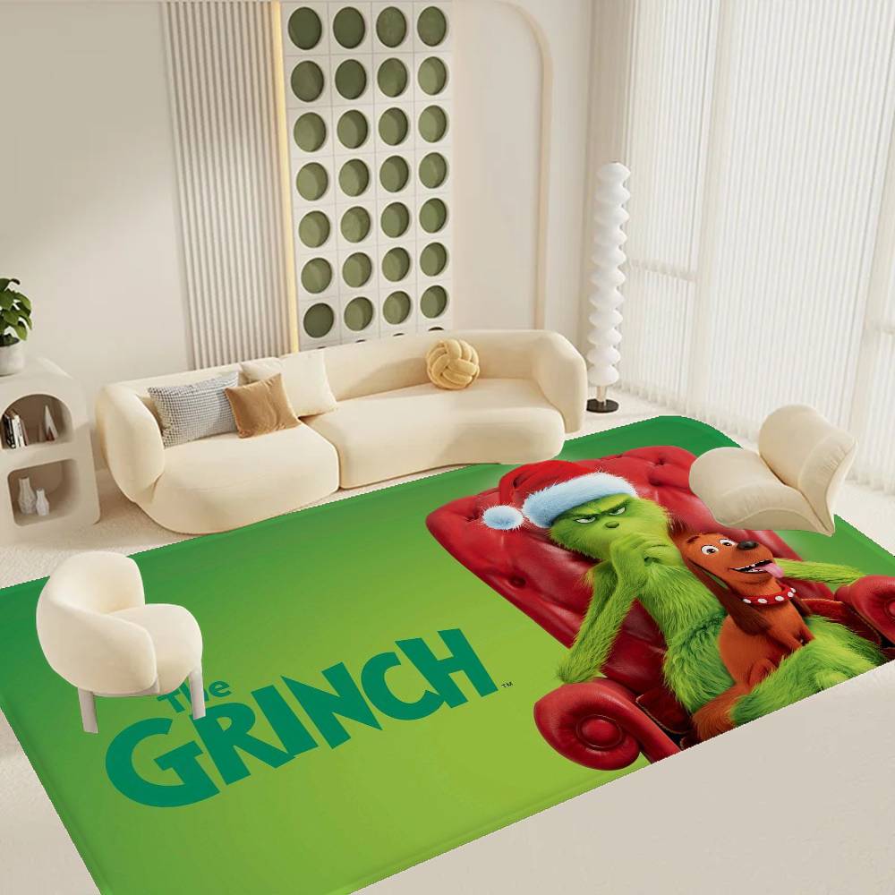 Cartoon THE G-GRINCHS Kitchen Mat Kids Room Bedroom Decoration Balcony Anti-Slip Doormat Living Room Alfombra