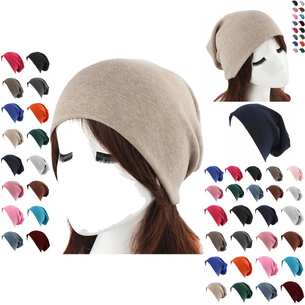 Women Mens Beanie Hat Oversized Slouch Winter Ski Hiphop Skull Knitted Hat Cap