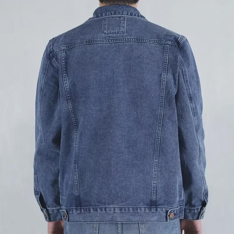2023 Youth Men's American-Style Denim Workwear Jacket - Trendy Spring/Autumn Casual