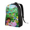 D-Doras and Friends Backpack  Daily Backpacks Female Fun High School Bags Colorful Print Rucksack