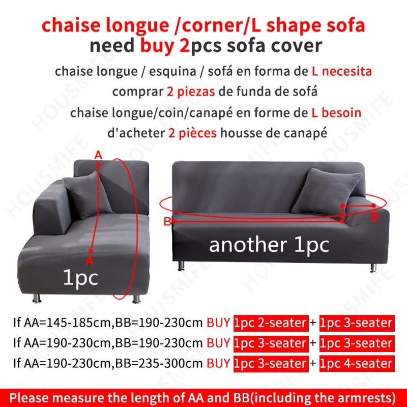 Spandex Sofa Covers For Living Room Printing Elastic Couch Cover Slipcovers Armchair Furniture Protector 1 /2 /3 /4 -Seater
