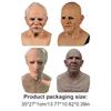 Halloween Disguise Realistic Mask Latex Old Man Horror Wrinkle Face Masks Thriller Atmosphere Novelty for Party Masquerade