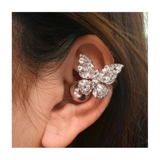 Rhinestone for Clip on Earbuds Open Ear Decorative Zirconia Earphone Accessories Removeable DIY Decoration