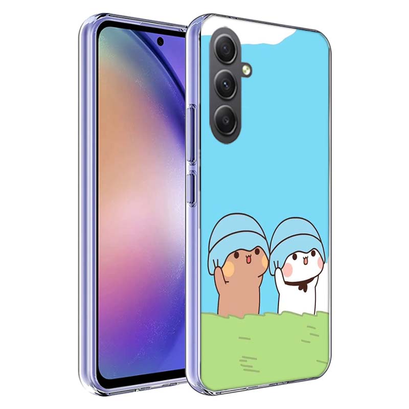 Cute BuBu DuDu Phone Case for Samsung A17 A37 A57 A07 A16 A26 A36 A56 A06 A02S A12 A22 A32 A52S A04S A14 A24 A34 A54 A03 A13 A33