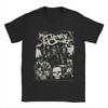 T-shirt Homme My Chemical Romance Coton Vintage Col Rond Manches Courtes Idée Cadeau Hauts