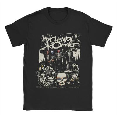 My Chemical Romances  T-Shirt Men  Vintage Cotton Tee Shirt O Neck Short Sleeve T Shirts Gift Idea Tops
