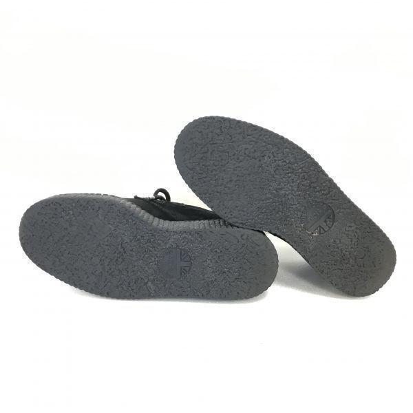 UNDER GROUND/Suede Leather Platform Boots/24.0cm/Black/Underground Style(USED)