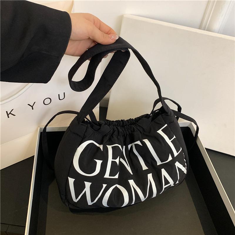 

Женская сумка из нейлона Gentle Women Простая офисная женская сумка через плечо с большой вместимостью Сумка через плечо для девочек