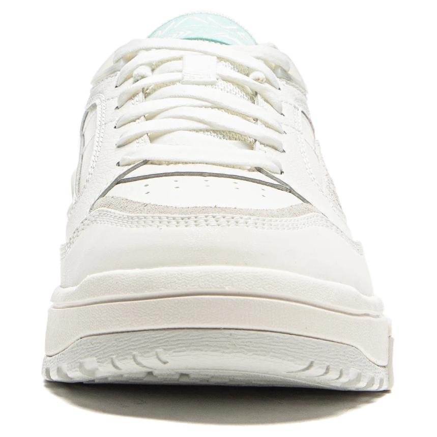 Li Ning Weiwulow Fleece Retro Comfortable Wear-Resistant Lightweight Low-Top Skate Shoes Women sneaker White Gray AGCV264-1