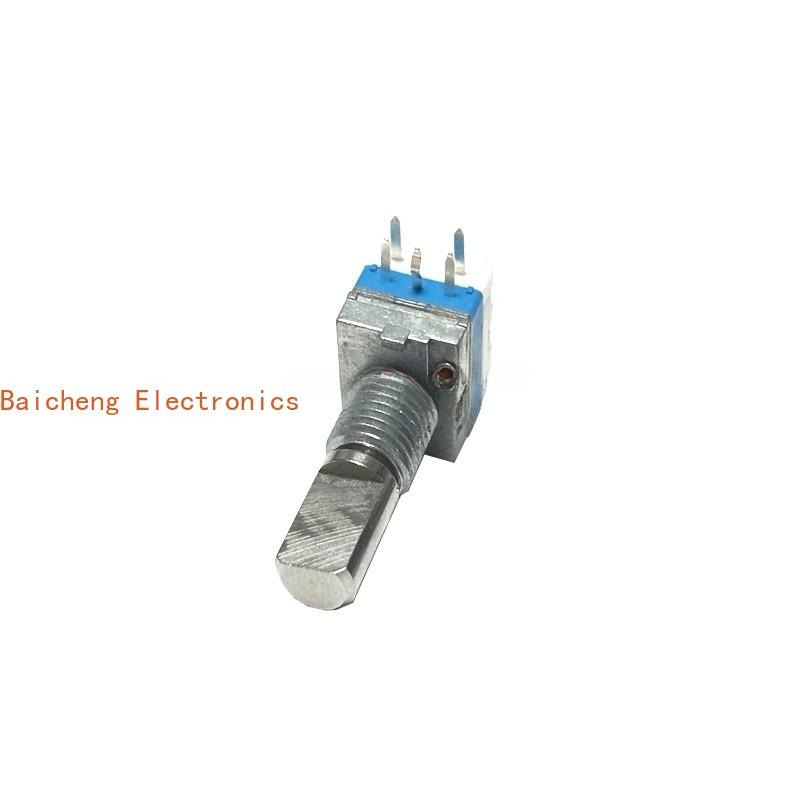 10PCS Encoder 09 Walkie Talkie with Press Switch 20 Positioning 20 Pulse Potentiometer 5-pin 17 Half Shaft