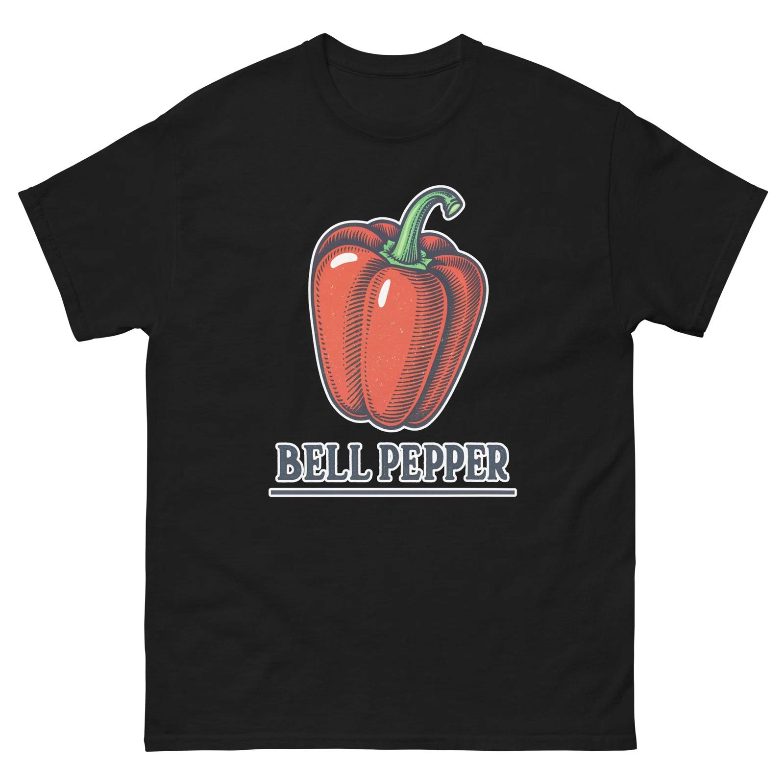 Bell Pepper Fruits Vegetables Fresh Food Groceries T-Shirt S