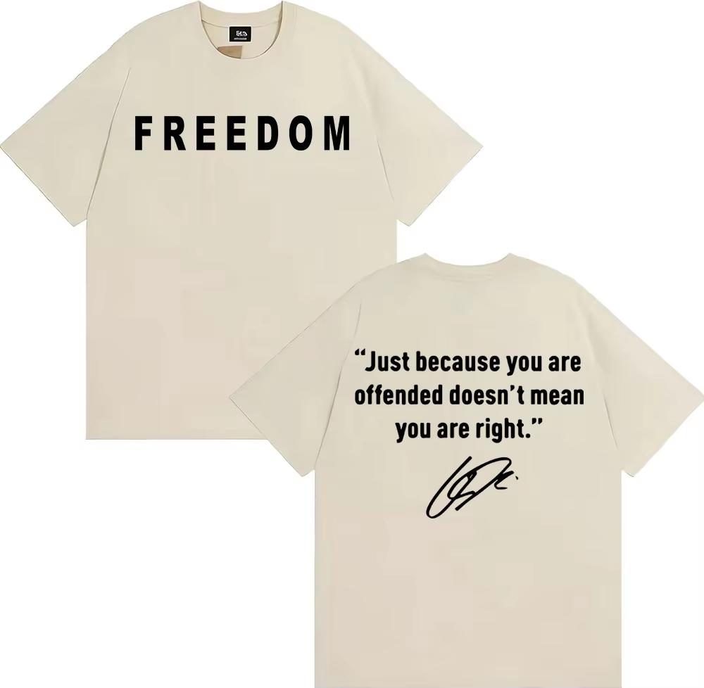 Prayers Up for Charlie Kirk Freedom T Shirt Men Clothing Harajuku Y2k High Street Tshirt Women Casual Comfort Oversized Tshirt