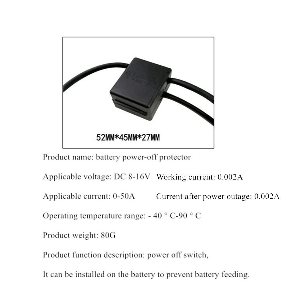 Wireless Remote Control Motorcycle Battery Disconnect Isolator Master Switches