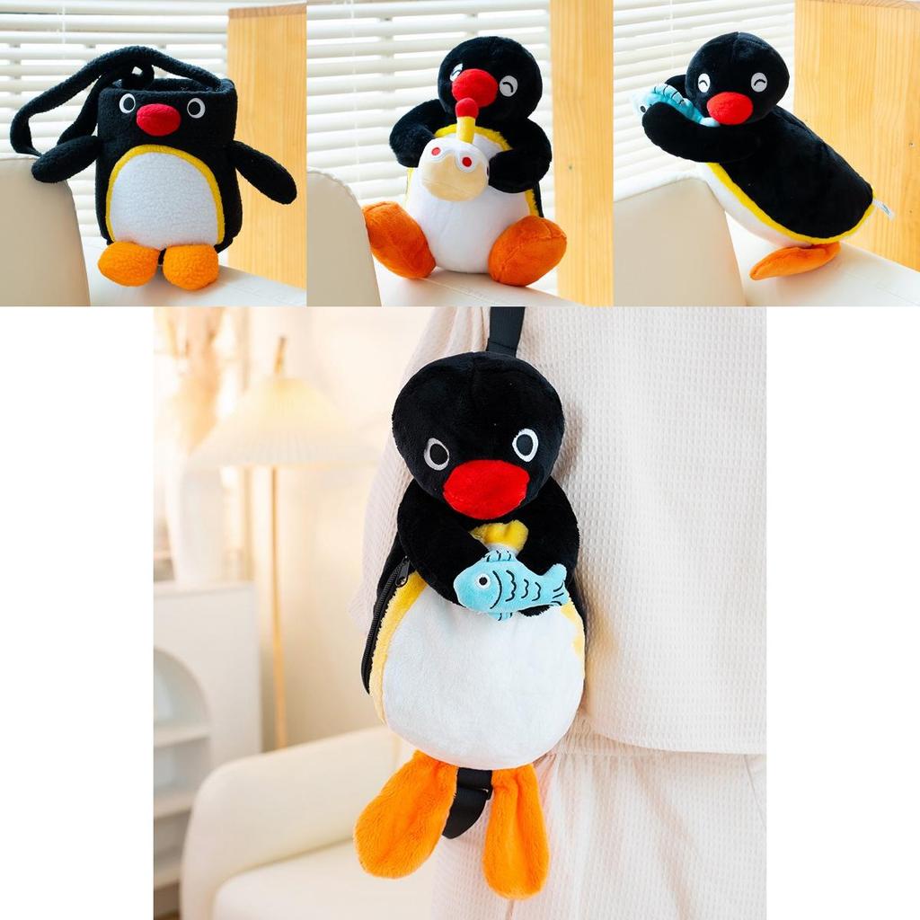 Adorable Pingu Plush Penguin Birthday Cake Gift Soft Toy For Kids And Girls