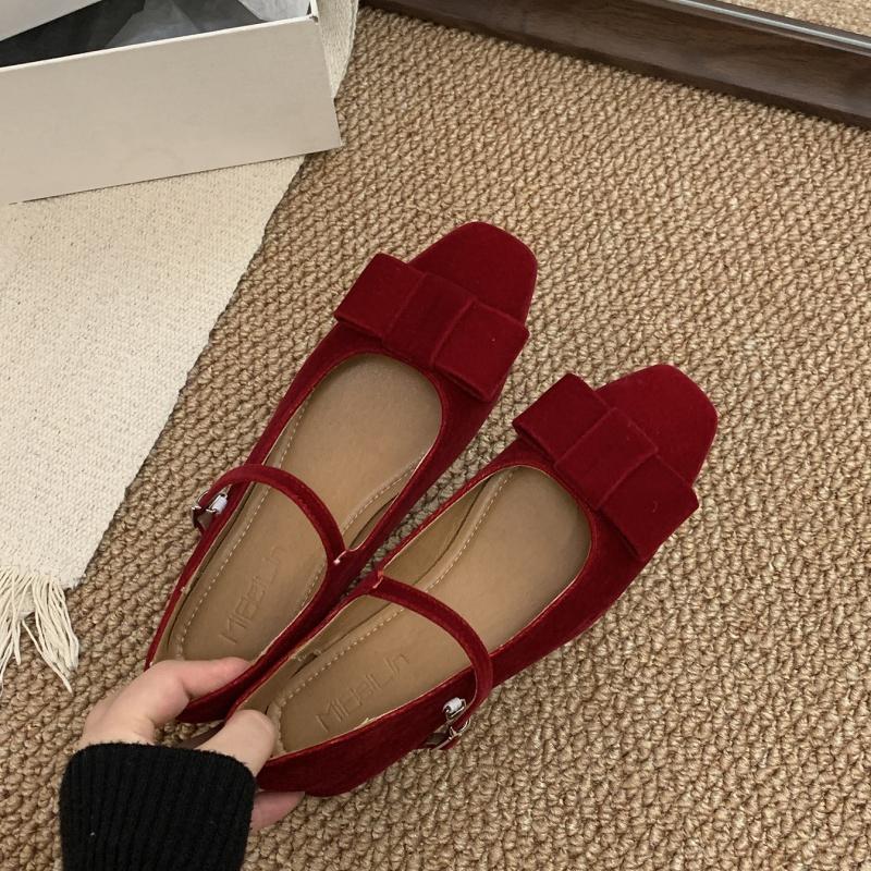 

Мода Bailamos Весна Новый Бренд Женская Обувь На Плоской Подошве Мода Круглый Носок Мелкие Слипоны Балетки Мягкий Низкий Каблук Уличная Обувь Лодочки 39 красный