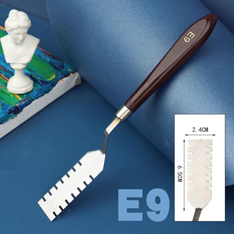 Stainless Steel Art Scraper Knife for Oil Painting and Gouache Pigment
