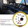 Balance Gauge Meter Boat Trim Balance Gauge Meter IP67 Waterproof with Red Backlight 52mm Ship Yacht Marine Yacht Trim Gauge