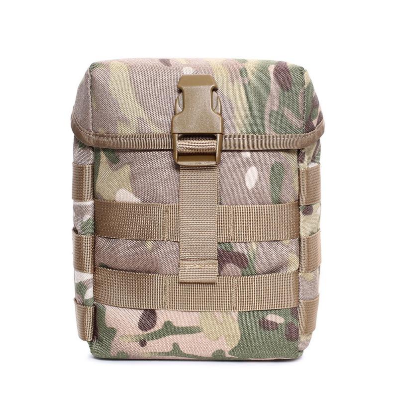 Molle Shoulder Bag Binoculars Storage Bag Water Bottle Bag Outdoor Camping Survival Bag Waterproof Portable