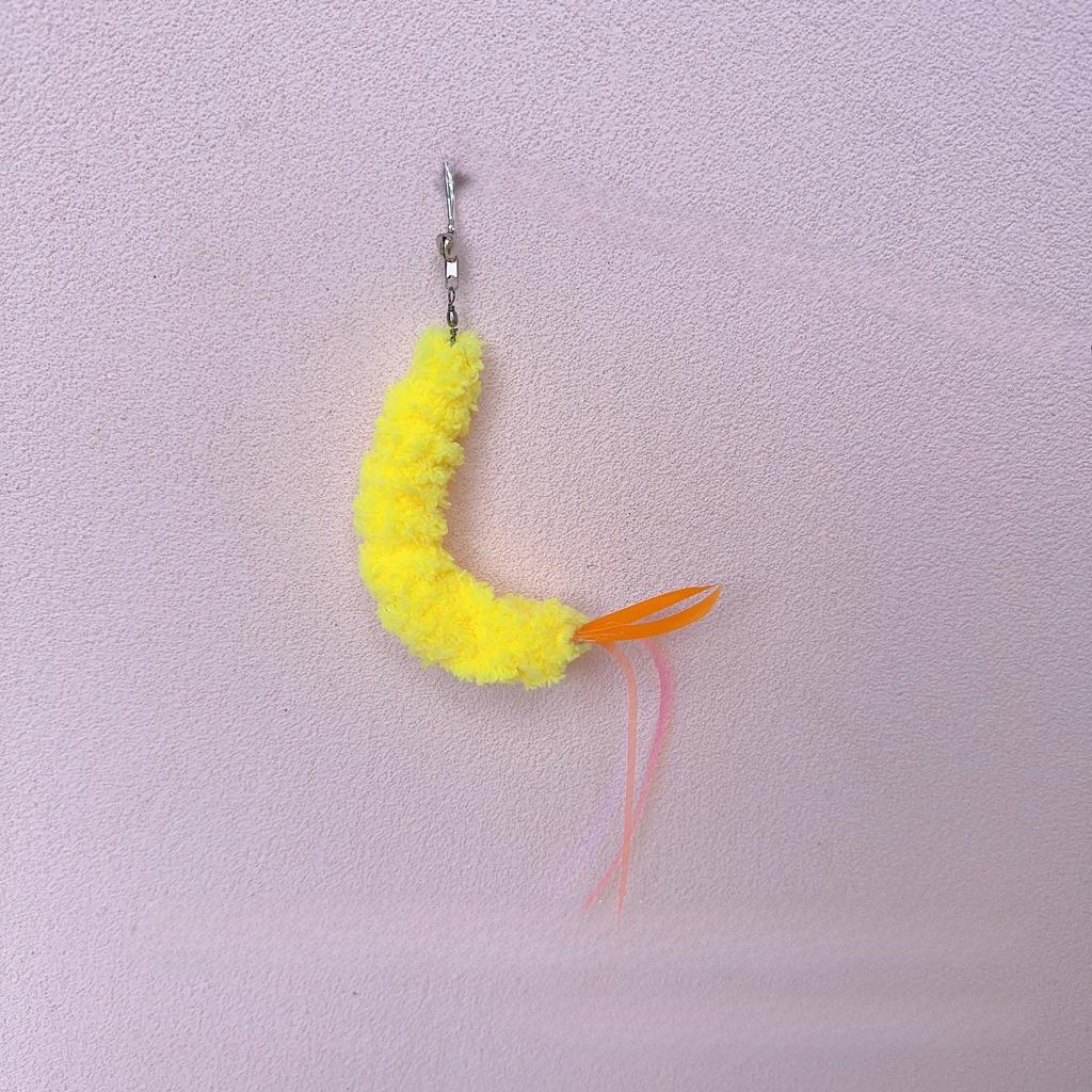 2pcs/3pcs Plush Shrimp Pet Cat Toy Replacement Accessories Funny Teaser Stick Wand Toy
