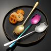 Stainless Steel Spoon And Fork Combo, Household Salad Spoon, Fruit Fork, Soup Spoon, Portable Cutlery