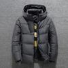Men's Down Jacket Men's Short Casual Outdoor Winter Warm Hooded Jacket
