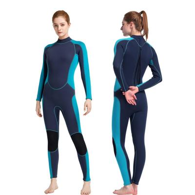 3Mm Thickened Warm Wetsuit Men'S One-Piece Sun Protection Jellyfish Snorkeling Surfing Swimsuit Women'S Free Diving Wet
