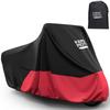 KEMIMOTO Harley Cruiser Cover, Bike Cover, UV Protection, High Windproof, Waterproof, 300D Thick, UV