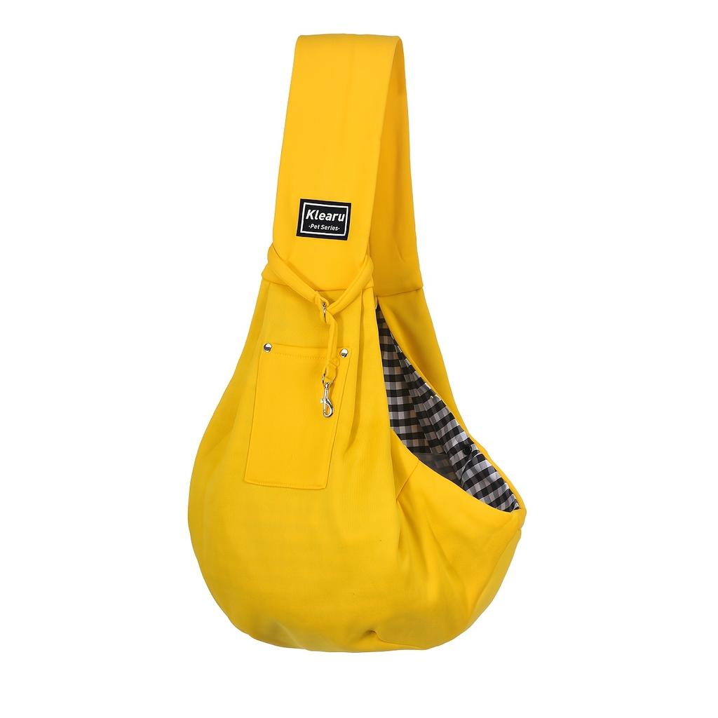 Lightweight Crossbody Bag Suitable for Dogs and Cats, Featuring Breathable Straps for Comfortable Travel. It'S Portable, Foldable,