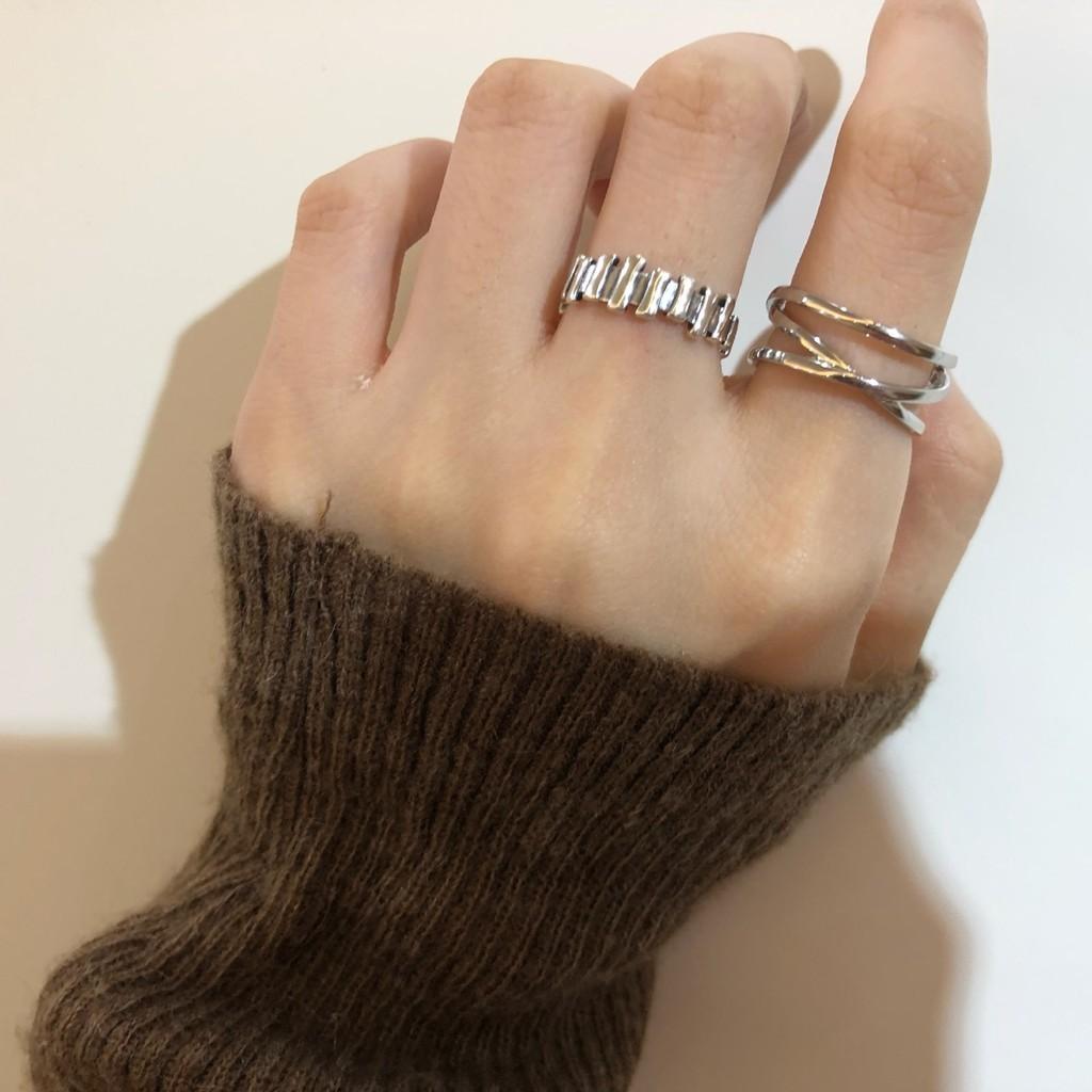 Adjustable Copper Fashionable Open Ring With Unique Hollow Geometry Perfect For Everyday Wear