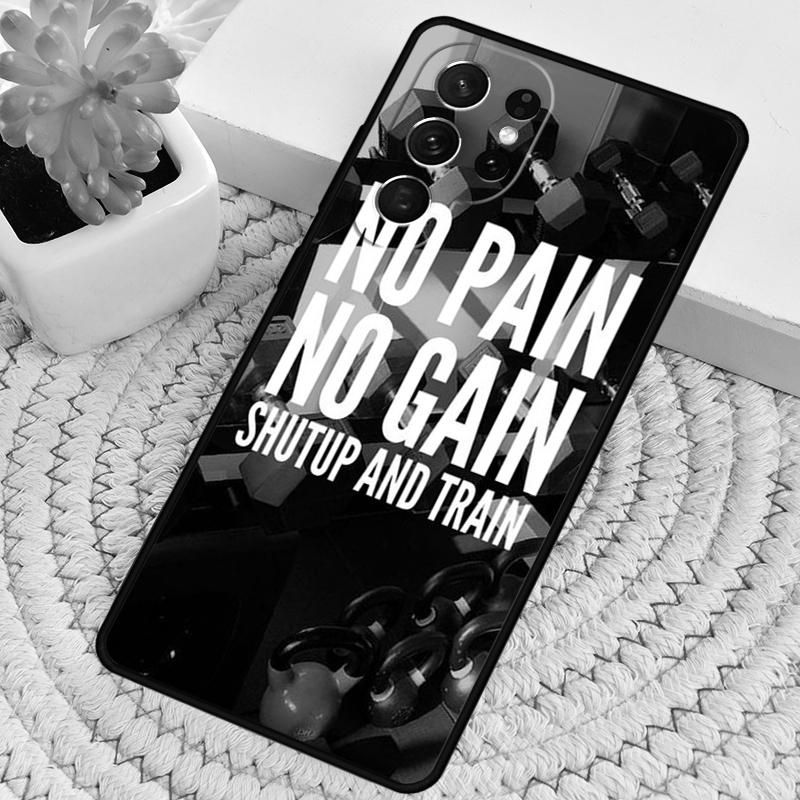 

Training Workout Gym Crossfit Quote Phone Case For Samsung Galaxy note 10 pro S26 S25 S24 S23 S22 Ultra Plus S21 FE S20 Cover Galaxy S24+