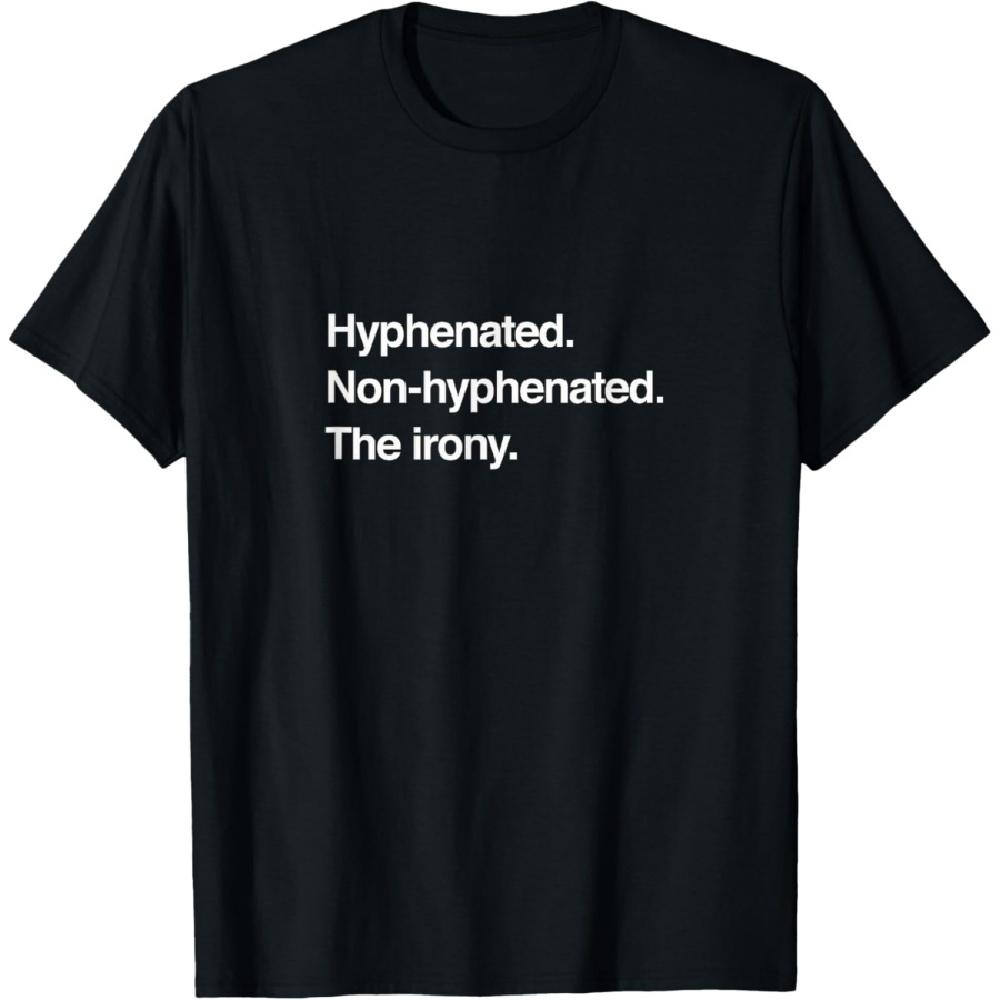 

Hyphenated. Non-hyphenated. The irony XXXXXL чорний
