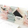 Hollow Desk Organizer Desktop Storage Box Multifunction Stationery Holder Phone Stand Office Supplies Desk Set Pen Holder