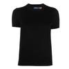 Polo Solid Classic Crew Neck Short Sleeve T-Shirt Women Tops Black 211784760-004
