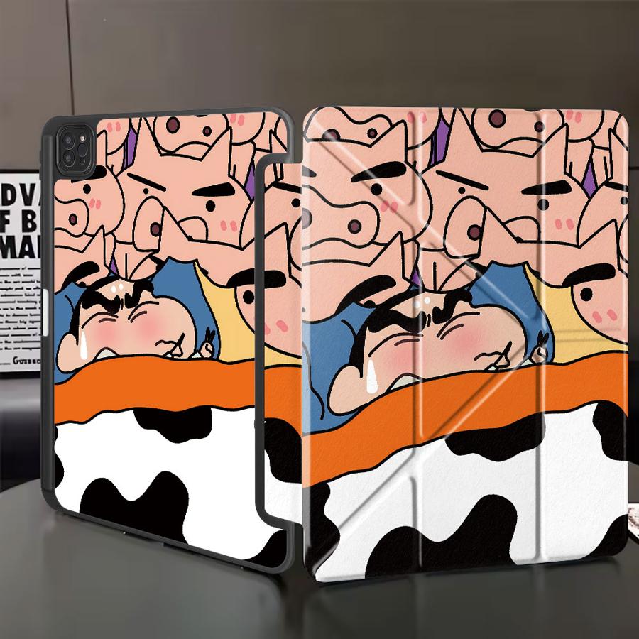 

Cool Cra-yons Shin-chans Holder Cover Tablet Case For iPad Air 4 5 M3 M2 1 2 M4 11inch Pro 11th 10th 9th 8th 7th 12.9inch Mini 6 iPad Mini 6 8.3