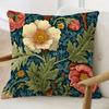 1 William Morris Floral Throw Pillow - Victorian Vintage Style Cushion Cover