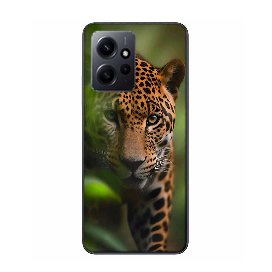 Majestätisches Leoparden-Handyhülle Für Redmi 12 13C 12C 15C 9 10 10C Note 13 Pro Plus 14 15 Pro 9T 9C 9A TPU Weiche Hülle Klare Handyhülle