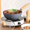 Non-stick Marble Pattern Wok Rapid Heat Milk Pot Useful Stir Fry Pan  Dormitory