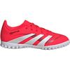 adidas Predator CLUB Abrasion Resistant Abrasion Resistant Low Top Soccer Shoes Red/White/Black Kids' ID3805