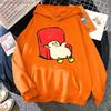 Lazy Duck Cartoon Hoodies for Men Cartoon Cute Graphic Sweatshirts Long Sleeve Casual Winter Spring Hooded Sudadera