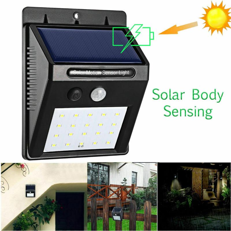 1Pc LED Solar Human Body Induction Wall Light, Rural Solar Street Light, Outdoor Waterproof Landscape Courtyard Solar Light