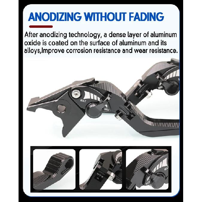 For SYM CRUiSYM 125/250/300/150X 2020-Present Motor Clutch Lever Brake Lever Set Adjustable Folding Handle Levers CRUiSYM300