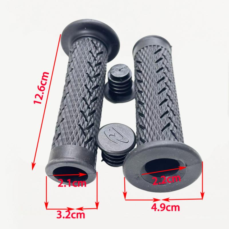 High Quality 22mm Gel Rubber Motorcycle Handlebar Grips 1 Pair Anti-slip Covers for Street Bike Scooter Motocross