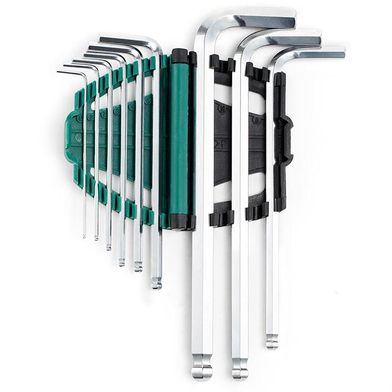 SATA 9-Piece Extended Ball-End Hex Key Set