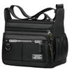 Borsa a Tracolla Oxford Resistente all'Acqua Durevole per Uomo Tasche Multi-Zip Borsa a Messaggero Casual per Viaggi Quotidiani Lavoro