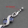 Mark Classic Link Bracelet Bangle Health Fashion Blue Stone Jewelry For Women Wedding-Prom Gift