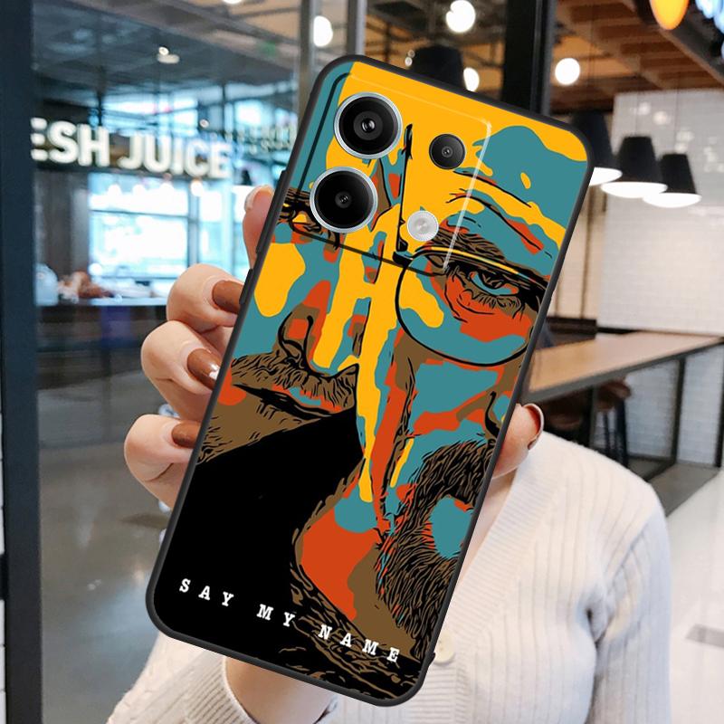 Heisenberg Breaking Bad Cover For Xiaomi Redmi Note 13 Pro 12 11 9 10 Pro 9S 10S 11S 12S Redmi 12 10C 12C 13C Case