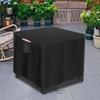 Rectangular Outdoor Patio Firepit Cover Windproof Table Cover Leak-Proof Protection Fire Pit Cover for All-Season Use