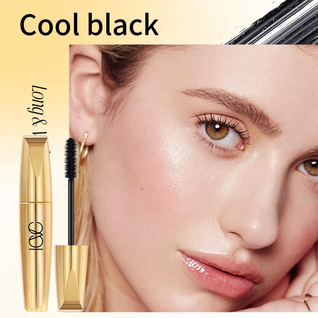 5D Mascara Eyelash Extension Volumizing Long-Wearing Smudge-Proof Thick Quick-drying Waterproof Black Mascara Eye Makeup