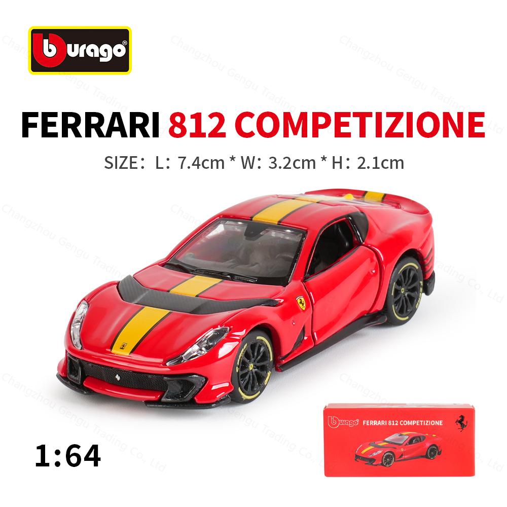 Bburago 1:64 Ferrari 812 Daytona SP3 SF90 SP1 F40 488GTB 599GTO ENZO Véhicules Statiques Moulés sous Pression Objets de Collection Loisirs Modèle Voiture Jouets